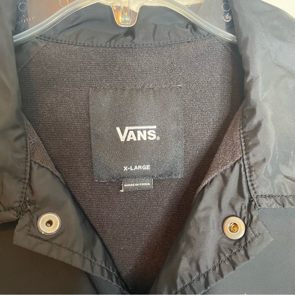 Van’s Boy’s Windbreaker Black Jacket, Size XL *SEE 2nd pic Small Flaw - Picture 4 of 6